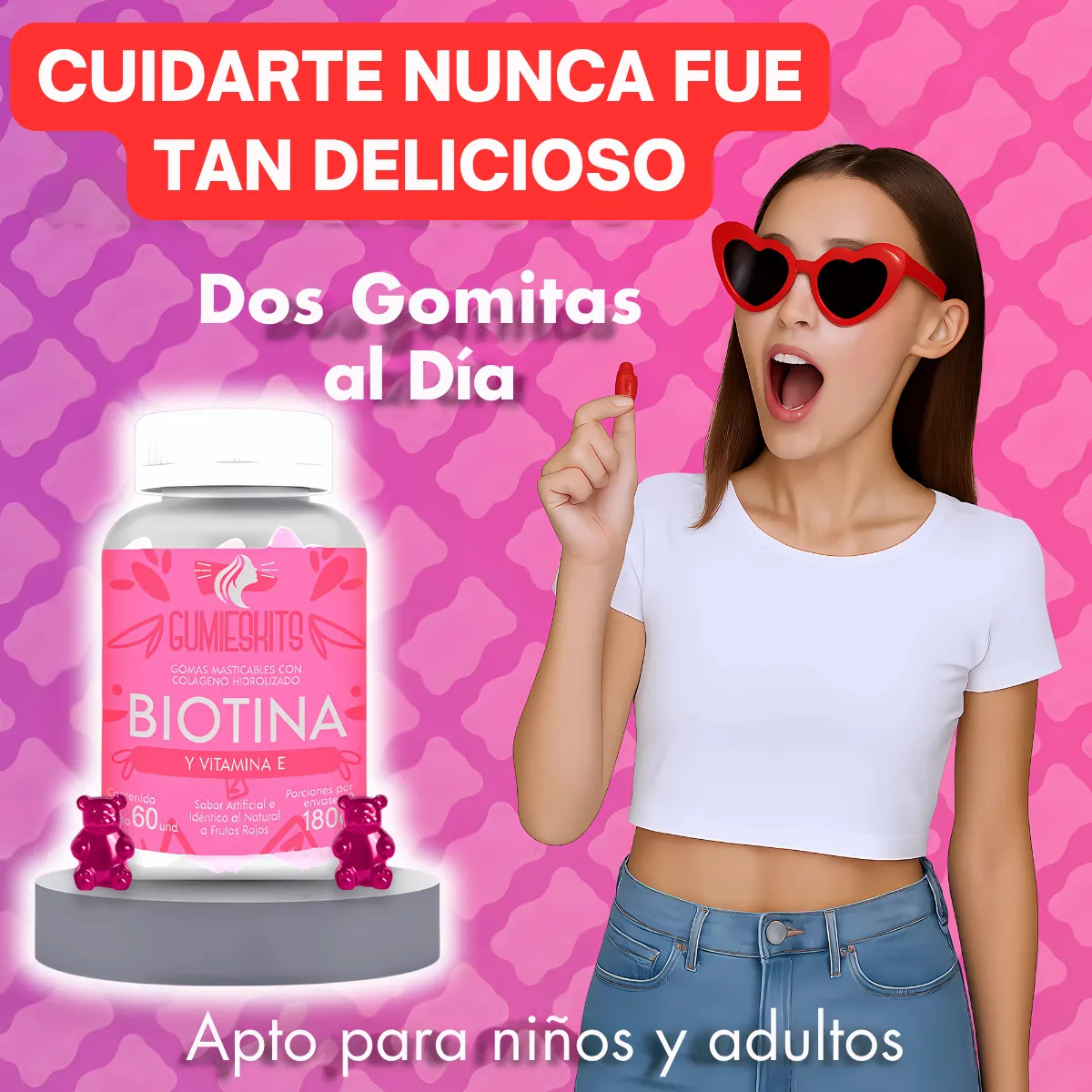 Gomitas De Colágeno + Biotina - Imagen 6