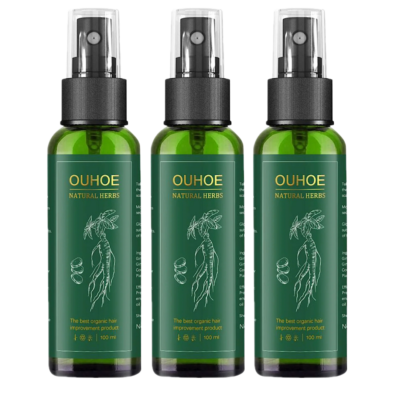 Combo Spray Crecimiento Capilar OUHOE X3