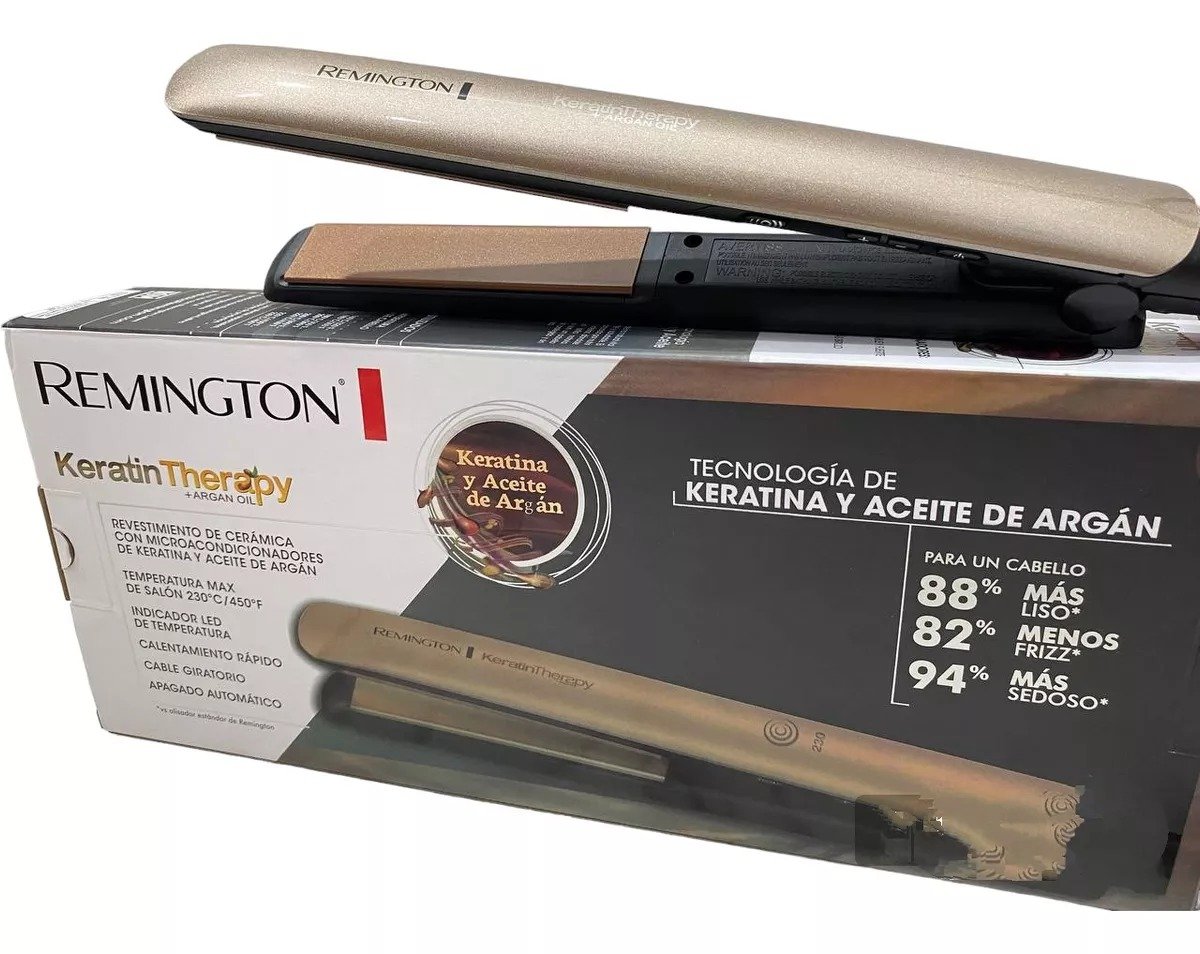 Plancha De Cabello Remington Keratina - Imagen 2